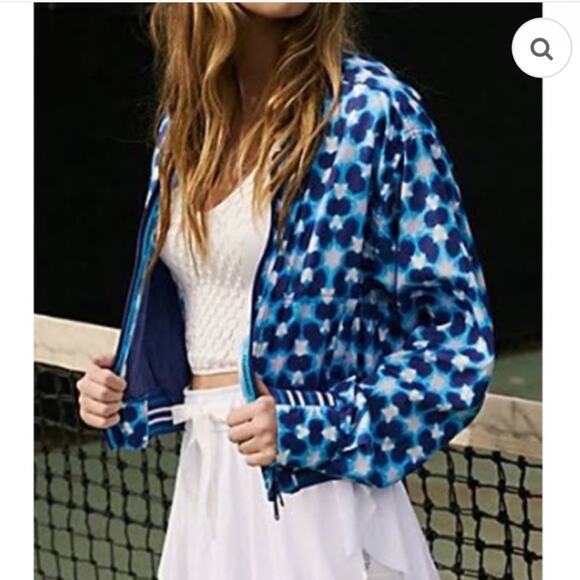 FP Movement by Free People Top Seed Tennis Jacket oversized lightweight - NWT - Picture 4 of 16